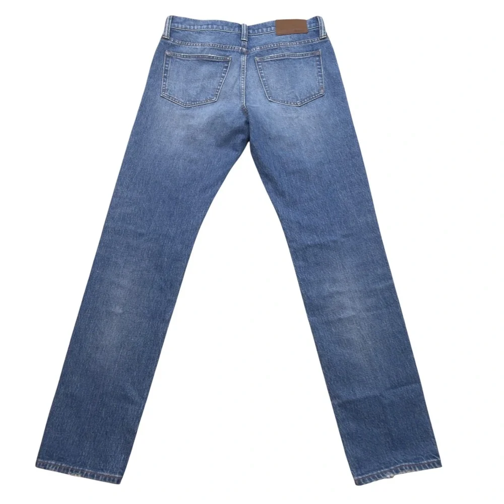 Madewell Men 30X32 Slim Authentic Flex Premium Denim Jeans Straight Medium Wash